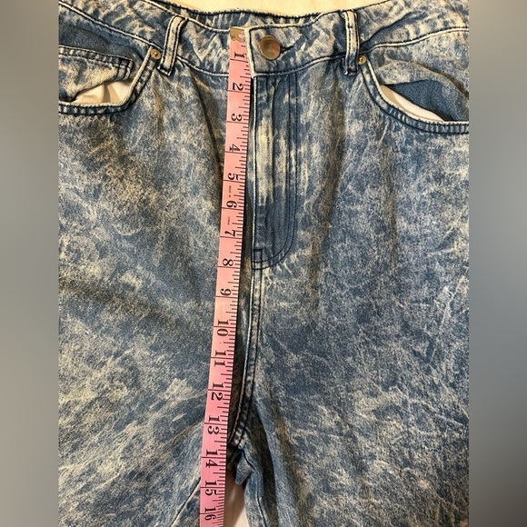 ASOS DESIGN Acid Wash Wide Leg Jeans Women's 34x32 (Actual 33x31) - Picture 6 of 13